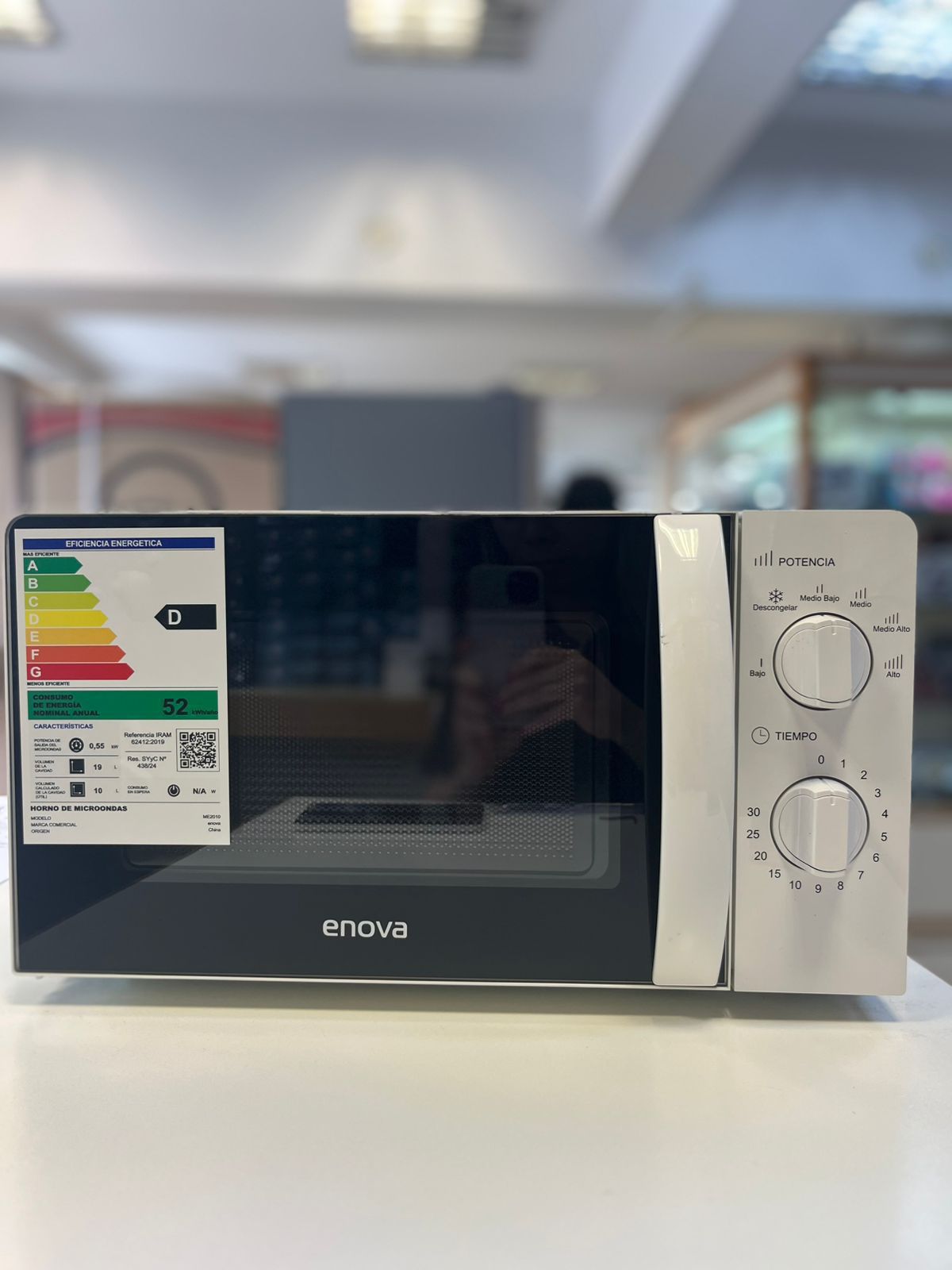 MICROONDAS ENOVA 20L
