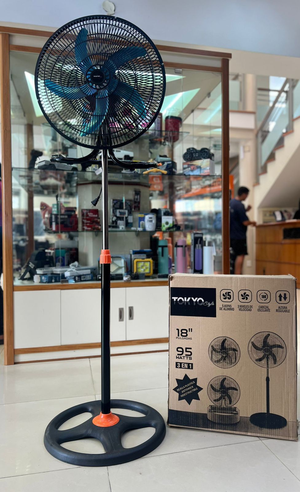 VENTILADOR 18" 3 EN 1 TOKIO