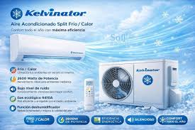 AIRE ACONDICIONADO KELVINATOR SPLIT 2650W