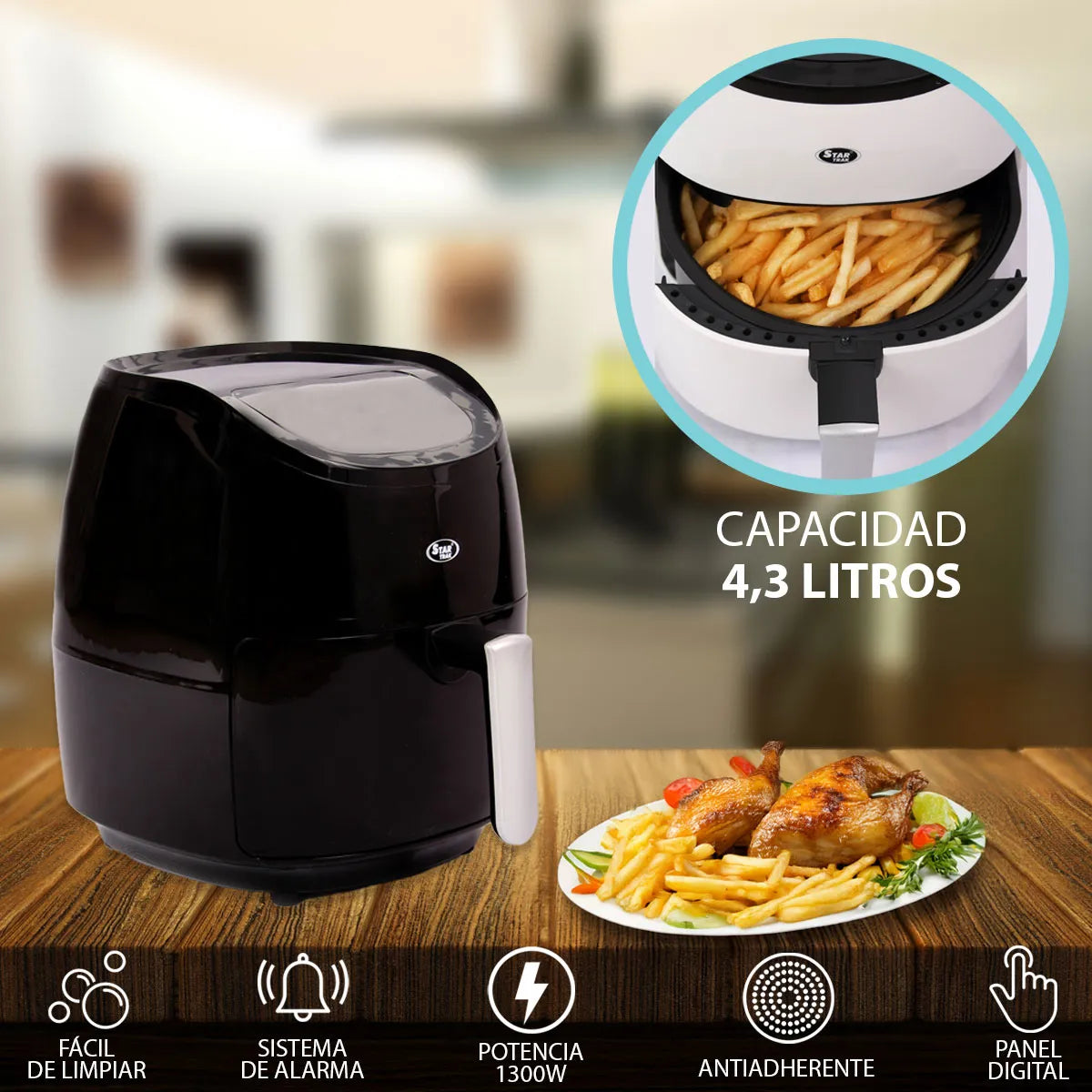 AIR FRYER 4.3L DIGITAL