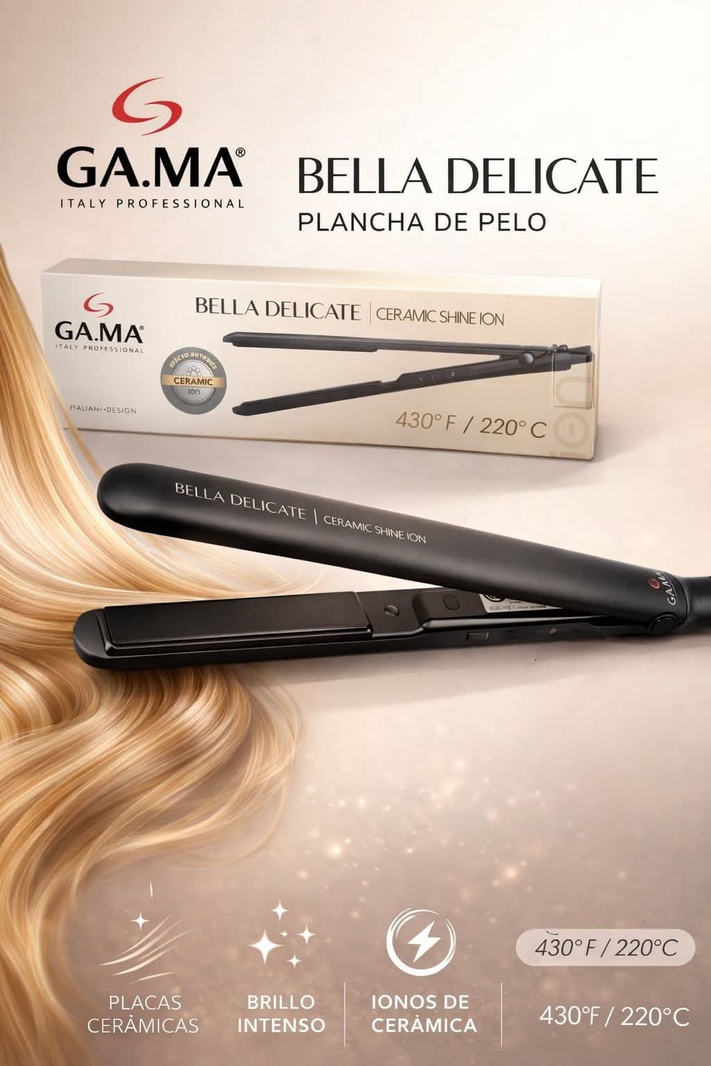GAMA BELLA DELICATE CERAMIC SHINE ION